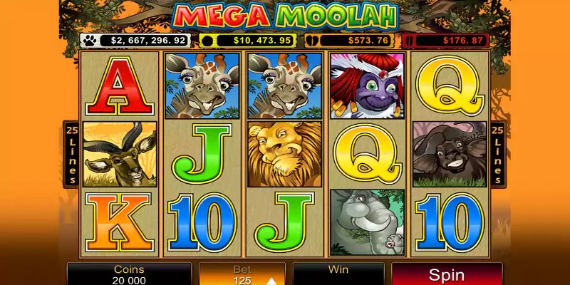 Điểm qua loạt tính năng tại Mega Moolah